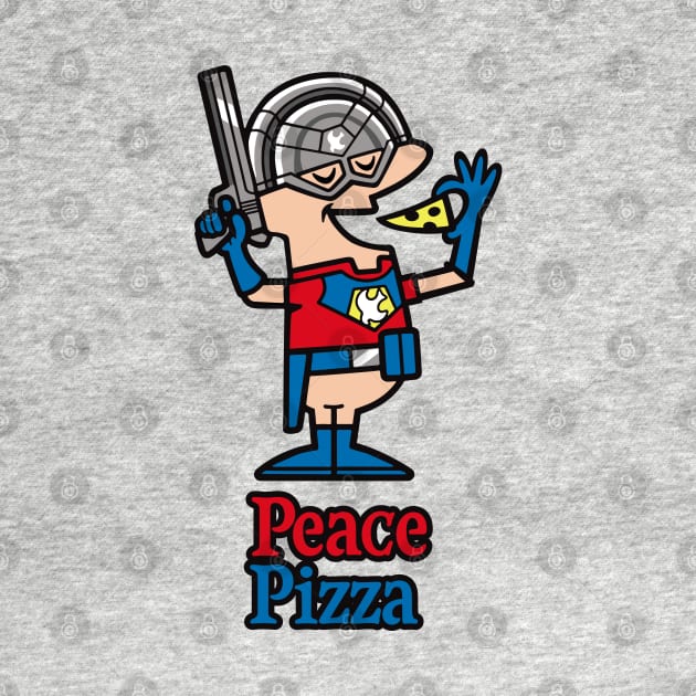 Peace Pizza by Alema Art